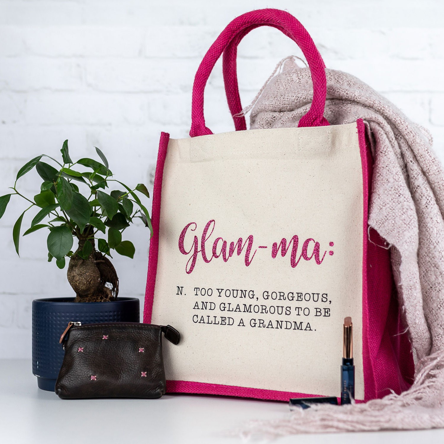 Glam-ma Canvas Shopping Bag Mothers Day Gift