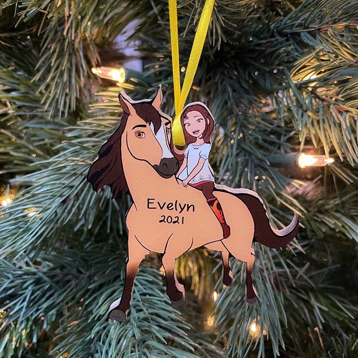 Personalized Lucky Christmas Ornament Spirit Gift For Kids