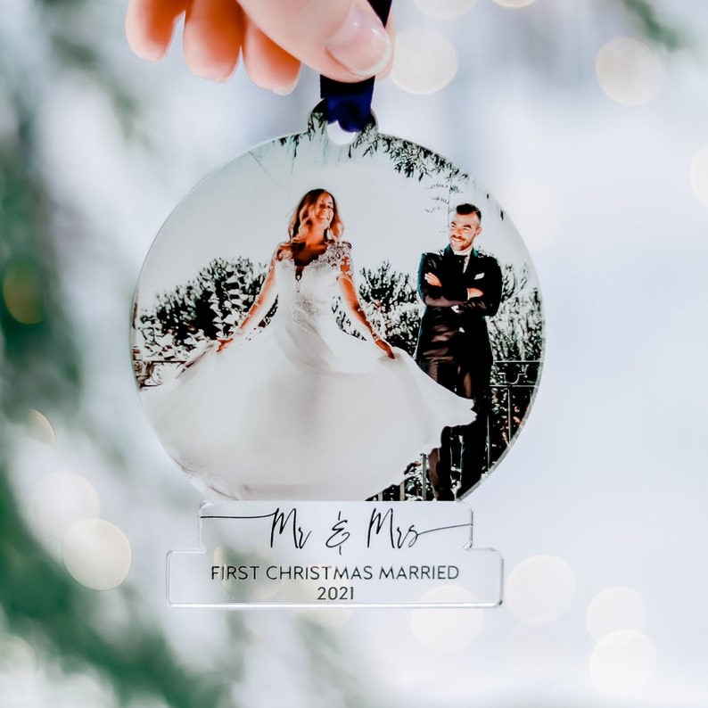 Christmas First Christmas Married Ornaments