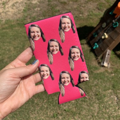 Personalized Picture Can Cooler For Birthday Favors, Summer Gifts