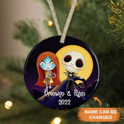 Sally & Jack The Nightmare Before Christmas Ornament
