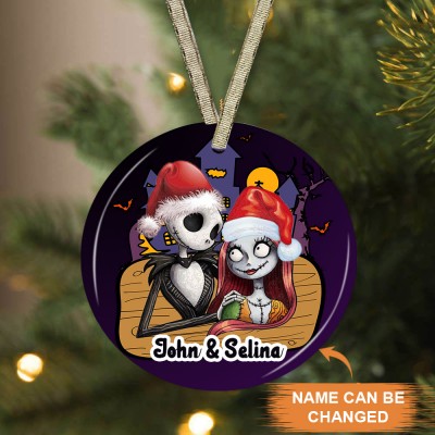 Personalized Nightmare Christmas Ornament