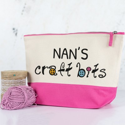 Personalised Craft Bag Mothers Day Gift