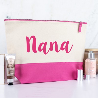 Personalised Wash Bag Mothers Day Gift