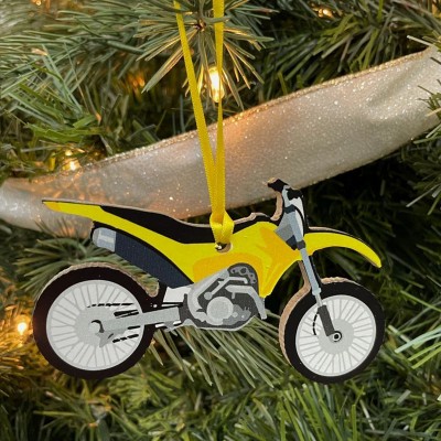 Personalized Dirt bike Ornament Gift For Kids