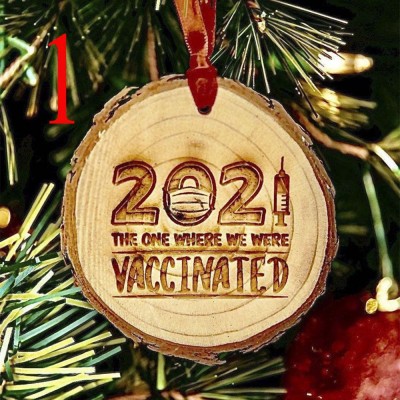 Christmas 2021 Vaccine Ornaments Gift For Family