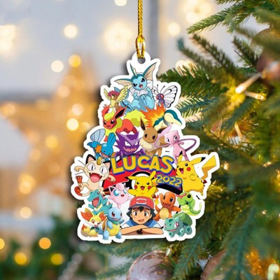 Christmas Pokemon Customized Ornament