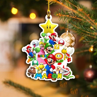 Super Mario Christmas Ornament