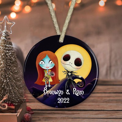 Sally & Jack The Nightmare Before Christmas Ornament