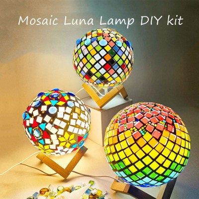 Mosaic Lamp DIY Kit Moonlight LED Pat Light