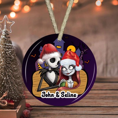 Personalized Nightmare Christmas Ornament