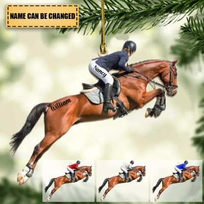 Personalized Horse Christmas Ornament-Gift Idea For Horse Lover