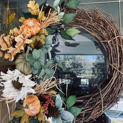 Fall Sunflower Wreath Gift For Fall Front Door Decor