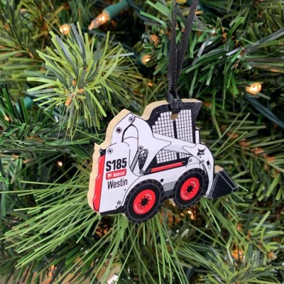 Personalized Skid Steer Loader Ornament Chevrolet Gift For Kids, Husband