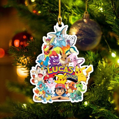Christmas Pokemon Customized Ornament