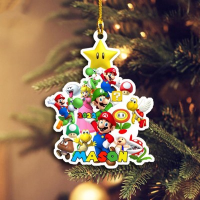 Super Mario Christmas Ornament