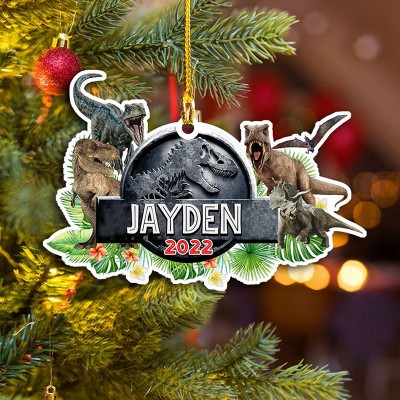 Christmas Jurassic Customized Ornament